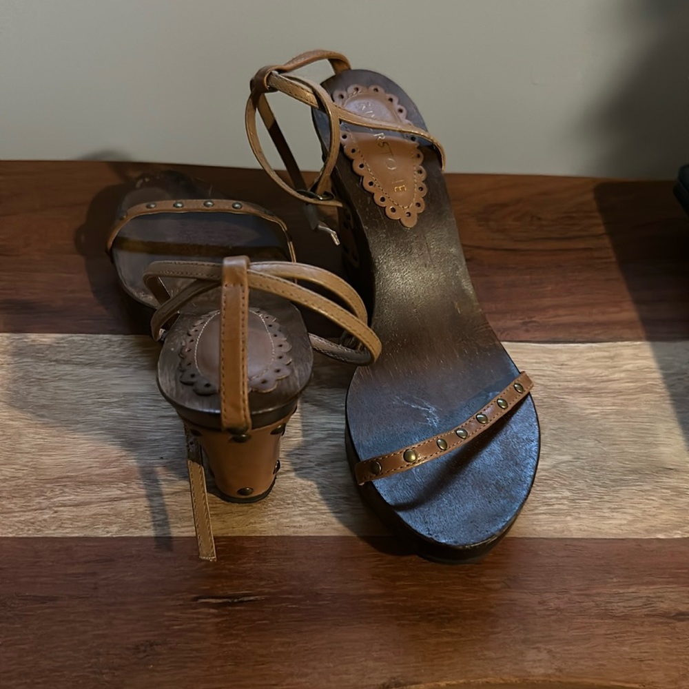 Cute wooden wedges